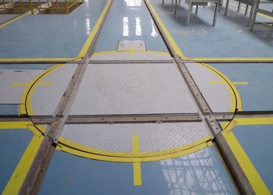 รถเข็นขนย้ายไฟฟ้าแบบ Heavy Duty บนราง 10 ตันถึง 100 ตันโอนรถเข็น