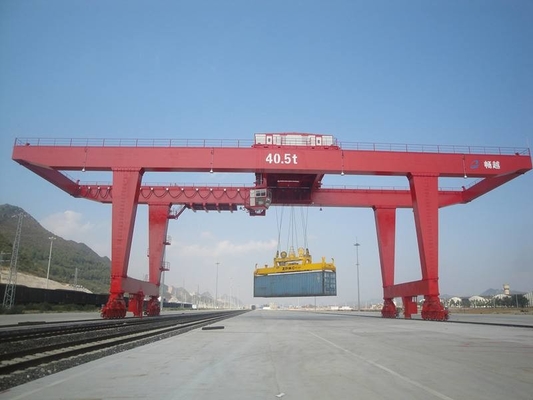 Port RMG Double Girder Gantry Crane สำหรับคอนเทนเนอร์ 40 ฟุต