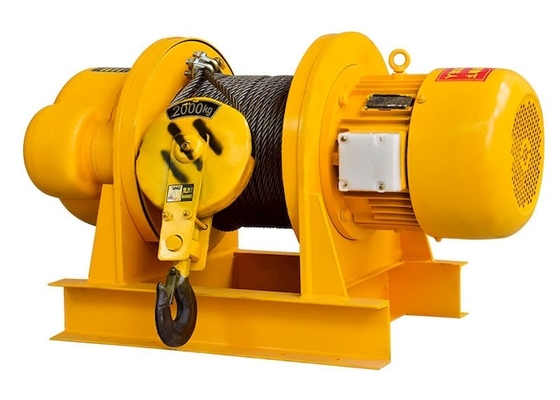 เครื่องกว้านไฟฟ้าขนาดเล็กที่มีเสียงรบกวนต่ำ ISO พร้อมระบบเบรกแม่เหล็กไฟฟ้า