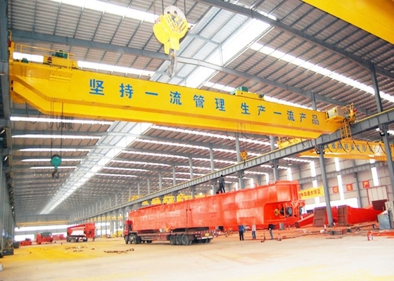 OEM ODM IP55 IP65 เครนเหนือศีรษะคานคู่ควบคุมห้องโดยสาร 10 ตัน Eot Crane