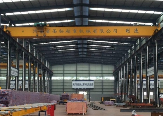 CE ISO A5 39m Span Overhead Traveling Bridge Crane สำหรับลานวัสดุ