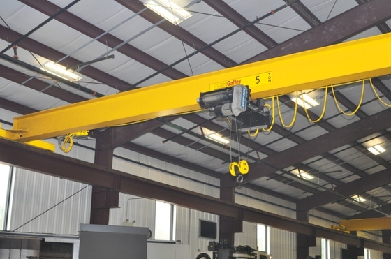 3m-16.5m Span Electric Overhead Traveling Crane คลังสินค้า 5 Ton Single Girder Crane
