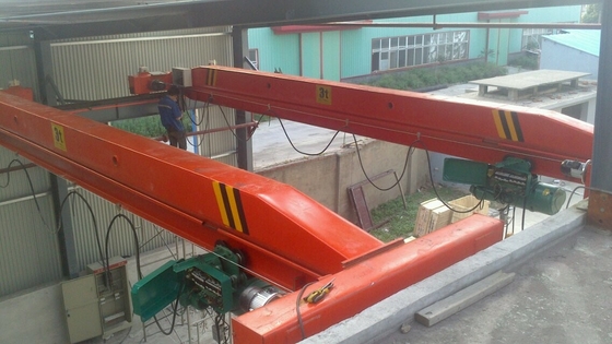 งานเบา 8m / นาทียกเครนเหนือศีรษะคานเดียว 7.5m-31.5m Span