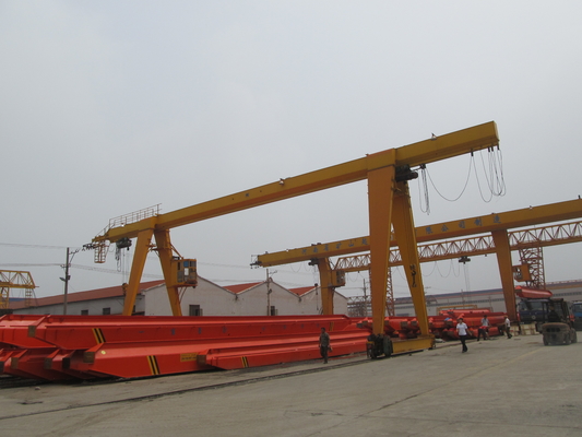 Truss Type รอกไฟฟ้าการเดินทาง Gantry Crane การควบคุมจี้คานเดียว
