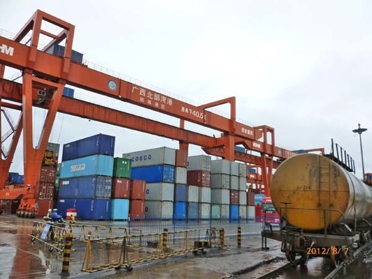 Port RMG Double Girder Gantry Crane สำหรับคอนเทนเนอร์ 40 ฟุต