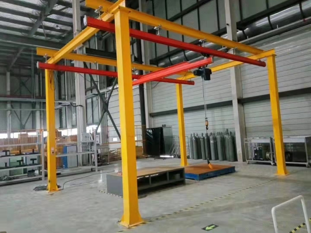 OEM KBK สะพานแขวนเครนติดเพดาน 3.2 ตันสำหรับเวิร์กสเตชัน