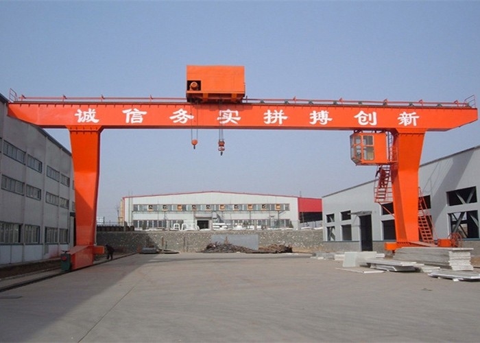 CE MG 39.4m / Min 32/5 Ton Double Girder Gantry Crane ยกของหนัก