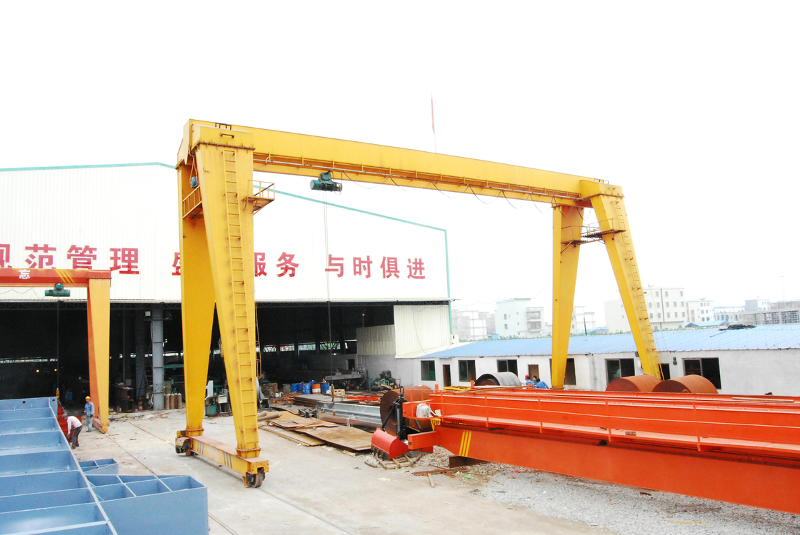 5T 10T 20T A Frame Single Beam Gantry Crane สินค้าลานหินอ่อนหินแกรนิต Crane