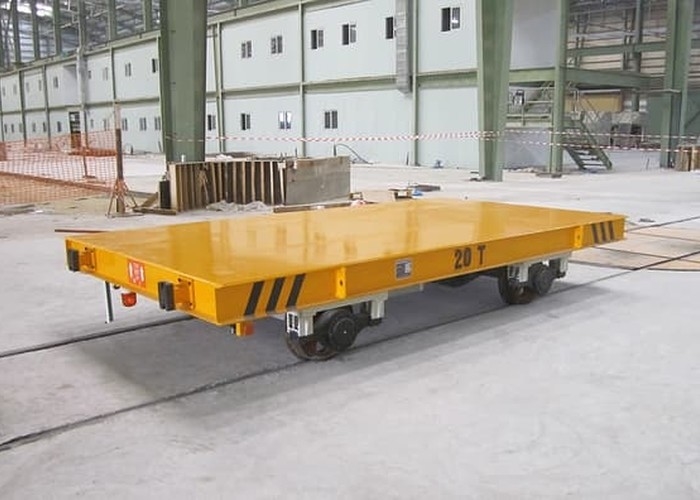 KPD DC หรือ AC Motor Driven Material Transfer Trolley สำหรับโรงงานเหล็ก